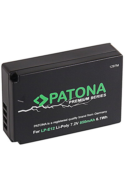 Patona Acumulator Premium LP-E12 850mAh replace Canon EOS M-1297