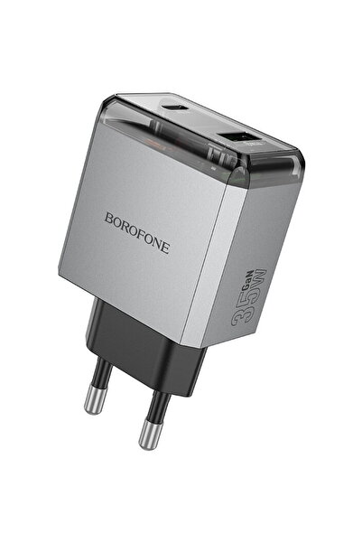 Borofone INCARCATOR retea "BN20", Quick Charge 35W, 1 x USB, 1 x USB Type-C, ...