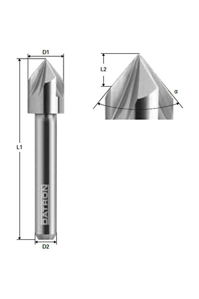Datron Freza tesire 3 channels, 3.0x3mm, 0068478
