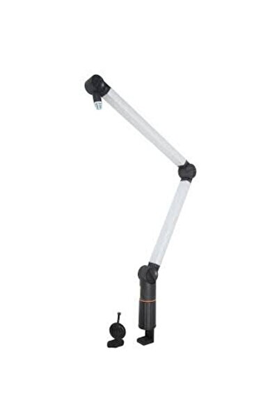 PULSE Boom-Arm suport de microfon argint cu montura pe birou MBA002