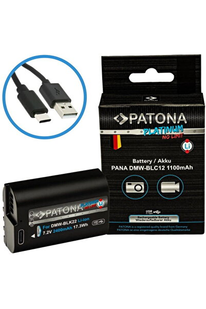 Patona Acumulator replace Platinum DMW-BLC12 1100mAh pentru Panasonic FZ2000 ...