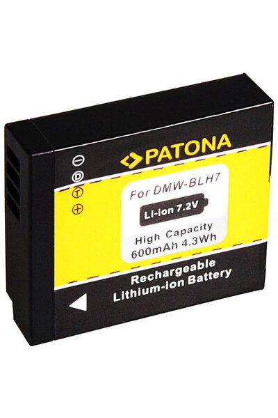 Patona Acumulator DMW-BLH7E 600mAh replace Panasonic-1200
