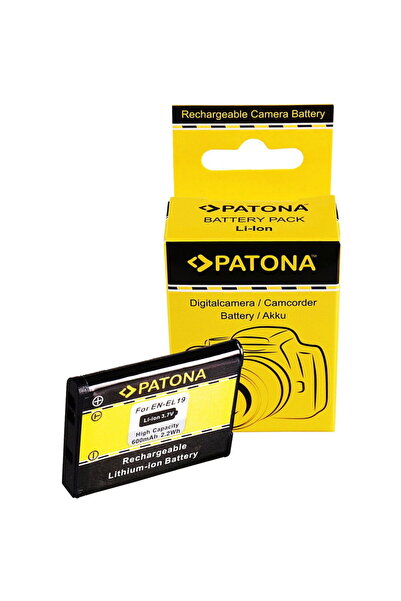 Patona Acumulator /Baterie pentru Nikon CoolPix S4100 S3100 S2500 EN-EL19 ENE...