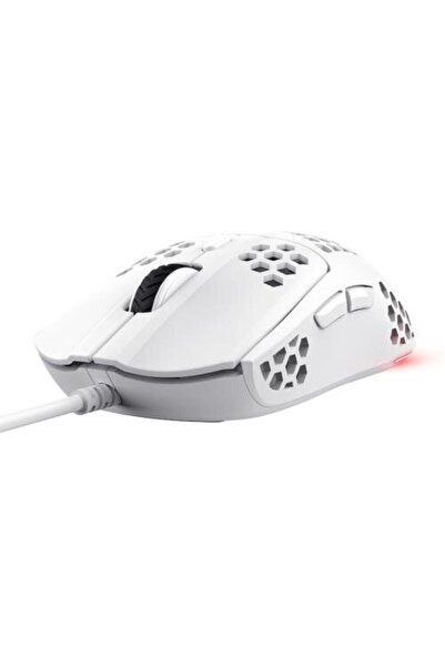 Trust Mouse GXT 928W Helox, cu fir, Ultra-lightweight Gaming, 6400 dpi, Alb, ...