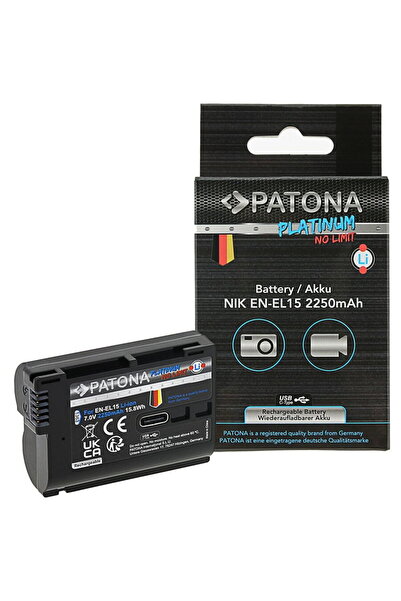 Patona Acumulator Platinum EN-EL15C cu USB-C 2600mAh compatibil Nikon-1363