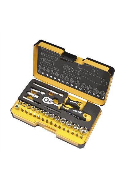 FELO Trusa chei tubulare si accesorii R-GO XL, 1/4", 36 piese
