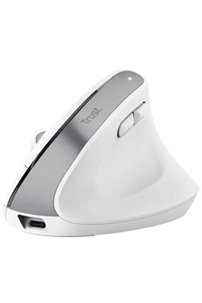 Trust Mouse BAYO+Ergonomic, Pt. PC sau NB, wireless 2.4 GHz, Optic, Alb, "25399"