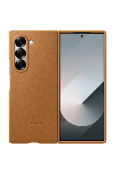 Samsung Husa protectie din piele ecologica, Kindsuit pentru Galaxy Z Fold 6, ...