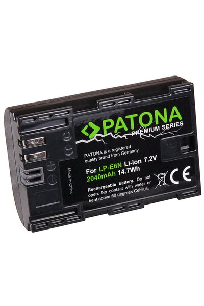 Patona Acumulator Premium LP-E6N 2040mAh compatibil Canon EOS 5D Mark II III ...