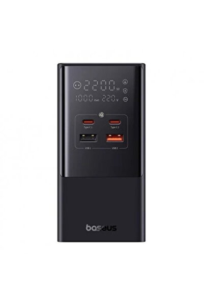 Baseus INCARCATOR RETEA GaN Powerstrip, Quick Charge 100W, 2 x AC, 2 x USB Ty...