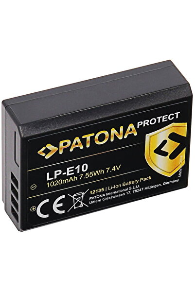Patona Acumulator Protect LP-E10 1020mAh replace Canon EOS-12135