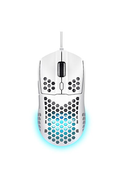 Trust Mouse Gaming GXT 928 Helox 6400DPI Iluminare RGB, Alb