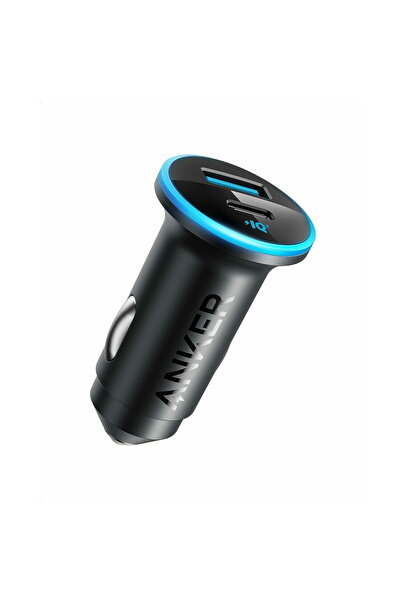 Anker Incarcator auto 323 52.5W, USB-C, USB-A, Power Delivery, PowerIQ 3.0, N...