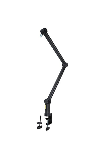 PULSE Boom-Arm suport de microfon negru cu montura pe birou MBA001