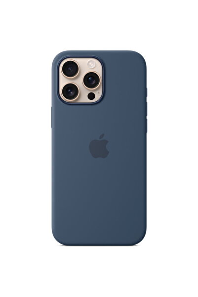 Apple iPhone 16 Pro Max Silicone Case with MagSafe - Denim