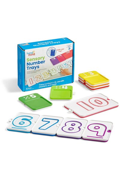 Hand2Mind Tablite senzoriale - Numere