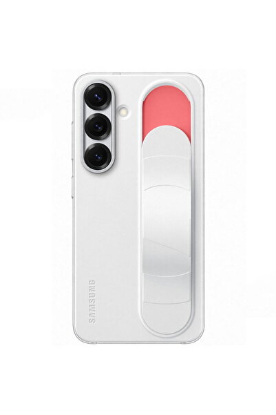Samsung Защитен калъф за гърба за Galaxy S25 (S931) EF-GS931CWEGWW, със стойк...