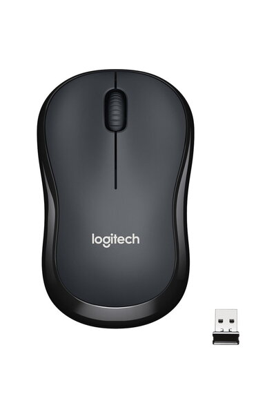 logitech Mouse M220 Silent, Wireless, Negru