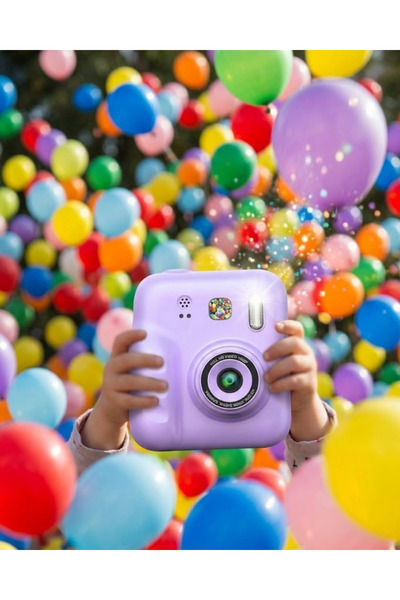 Epilons كاميرا تعليمية للأطفال مع طباعة الصور الفورية، 4 لفات ورق و5 أقلام كهدية