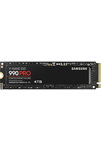 Samsung Solid-State Drive (SSD) 990 Pro, 4TB, PCIe NVMe 4.0 x4, M.2, MZ-V9P4T0BW