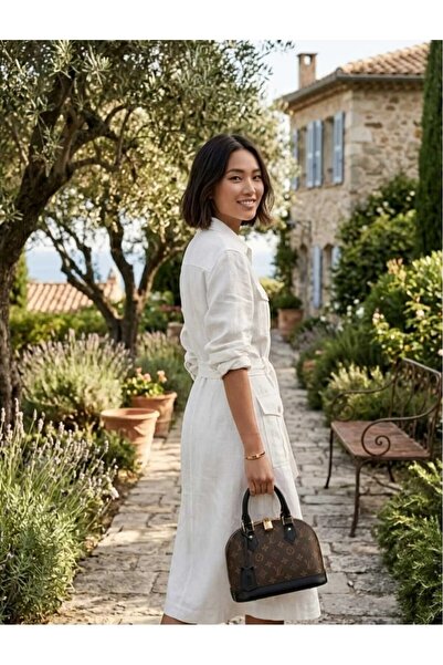 w white stars sports & wear Women-Girls Lv Pattern Modern Shoulder Bag