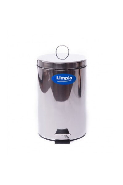 LİMPİO Cos de gunoi CX-20L, Inox Lucios