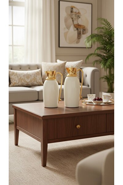 Generic 1 liter/750ml tea and coffee thermos set