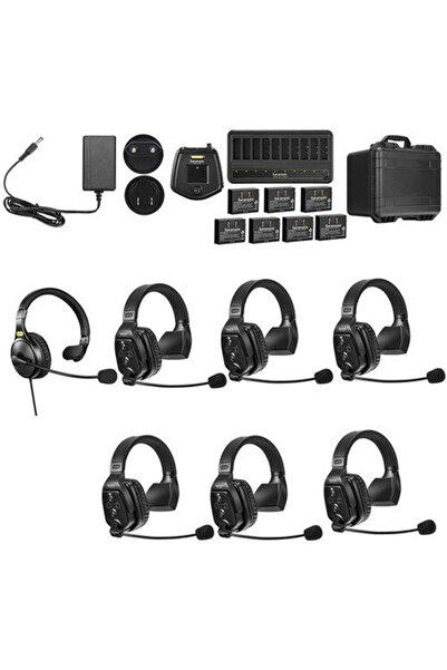 Saramonic WiTalk-WT7S 7-Person Full-Duplex Wireless Intercom System with Sing...