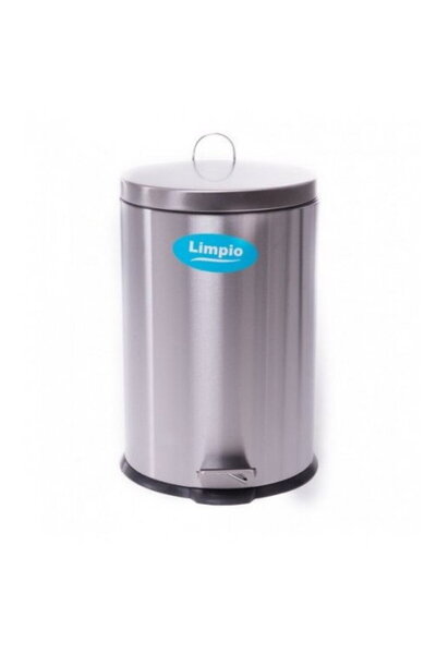 LİMPİO Cos gunoi CX-12, 12l, Inox Satinat