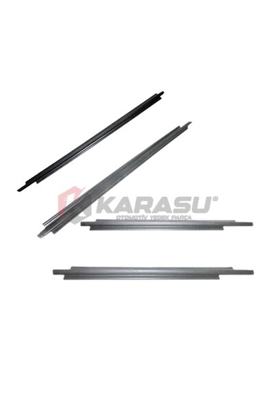 ARKIL TEMPRA-TİPO KAPI CAM KENAR ÇITASI FİTİLLİ ÖN ARKA SAĞ SOL TAKIM 4'LÜ