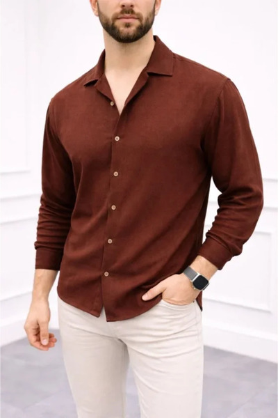 JANES Men's Aerobin Fabric Oversize 4 Season Long Sleeve Comfortable Fit Shir...