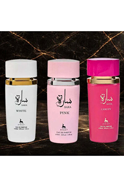 Ayelet Set de 3 parfumuri orientale pentru femei - Sara Candy + Sara Pink + S...