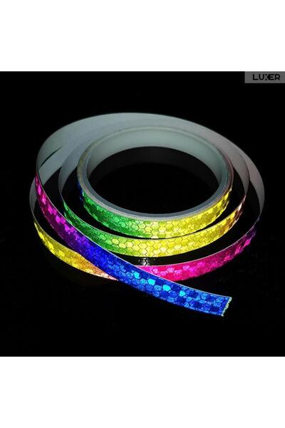 LUXER Universal Self-Adhesive Reflective Tape, Hexagonal Pattern, 8 Meters, M...