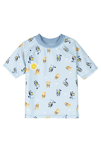 bluey Παιδικό μπλουζάκι με προστασία UV 50, μπλε