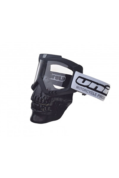 Unit Ochelari motocross/atv/enduro Unit, model masca craniu, culoare rama neg...