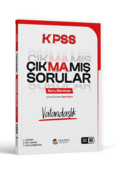 Akademi Denizi KPSS Tüm Adaylar için Vatandaşlık Çıkmamış Sorular Soru Bankası