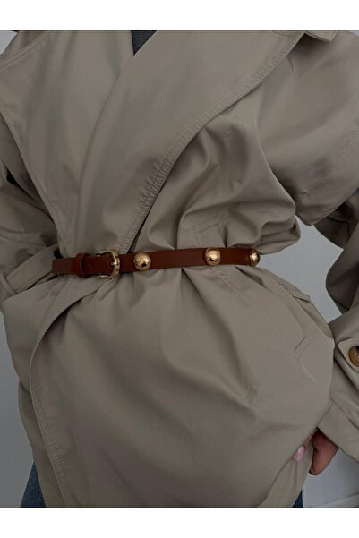 Çanta Trend Women's Gold Detailed Belt