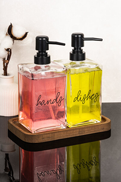 Dolkin Home Set de 2 bucăți de 550 ml săpun lichid și detergent pentru vase d...