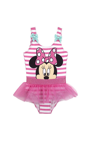 Minnie Mouse Ολόσωμο μαγιό με φούστα ροζ
