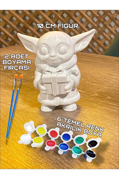 KENDİN BOYA BABY YODA FİGÜR SETİ