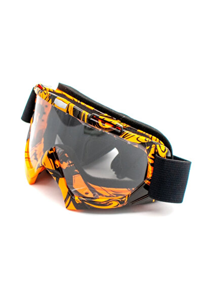 XTR Ochelari cross/atv/enduro, XTR, lentila transparenta, culoare rama portoc...