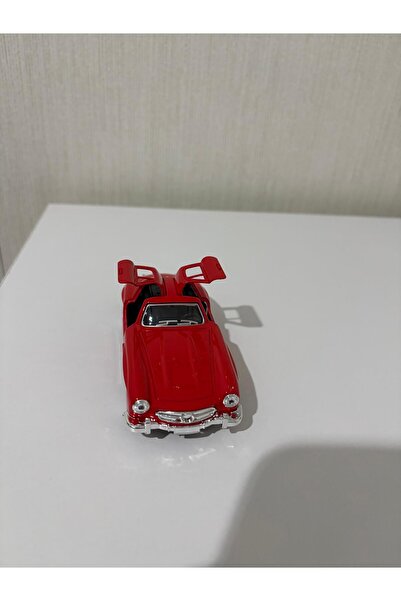 ALYTECH Mercedes 300 SL Gullwing Çek Bırak Oyuncak Araba 12 cm Metal Model Kı...