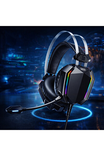 Xo XO-GE07 Gaming Headset with RGB Lights, Omnidirectional Microphone, USB + ...