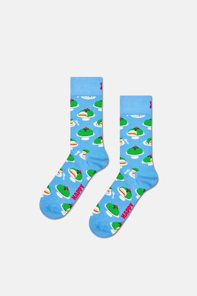 Happy Socks - Blue Cake Patterned Socks