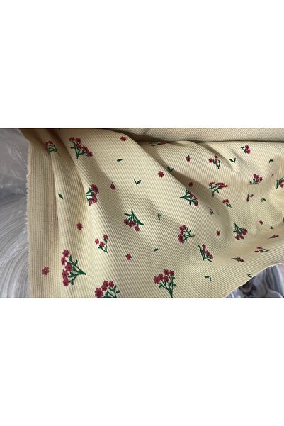 EGE DESIGN Kaşkorse Lyc Flower Printed Beige
