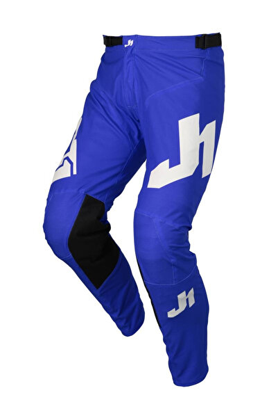 Just1 Pantaloni atv/cross J-Essential Solid, culoare albastru, marime 28