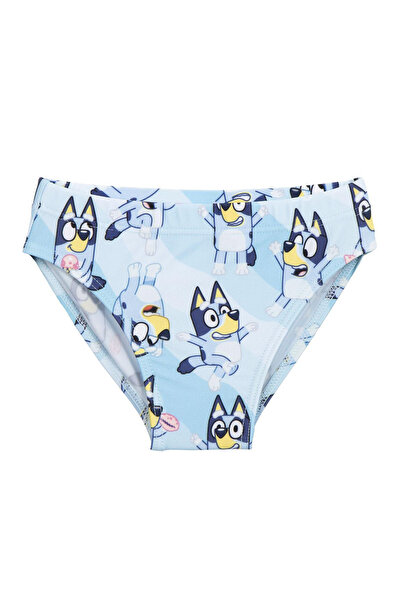 bluey Slip de baie cu fundițe albastru