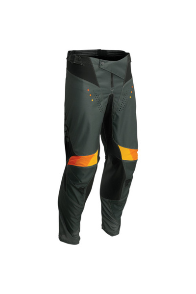 THOR Pantaloni atv/cross Pulse React, culoare army/negru, marime 36