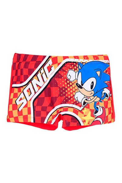 Sonic Boys' Swim Trunks Red