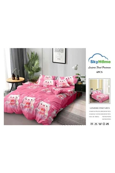 Sky Home Set Lenjerie cu 6 piese LenjerieMag